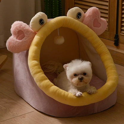 Puffer Fish Pet Bed with Ball