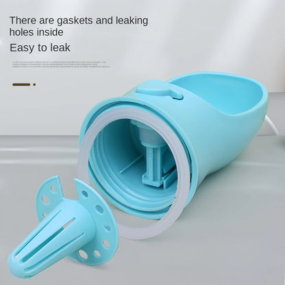 Portable Water Bottle with Food Storage for Dogs & Cats