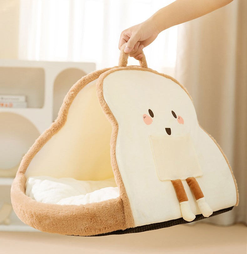 Non Slip Cozy Toast Bed