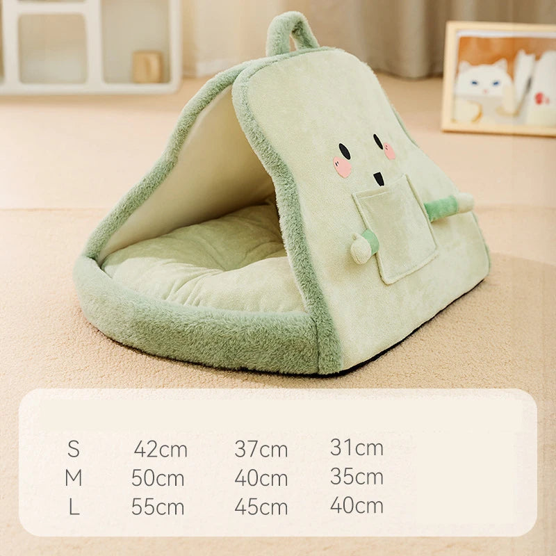 Non Slip Cozy Toast Bed