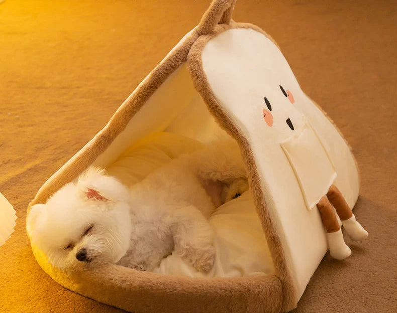 Non Slip Cozy Toast Bed