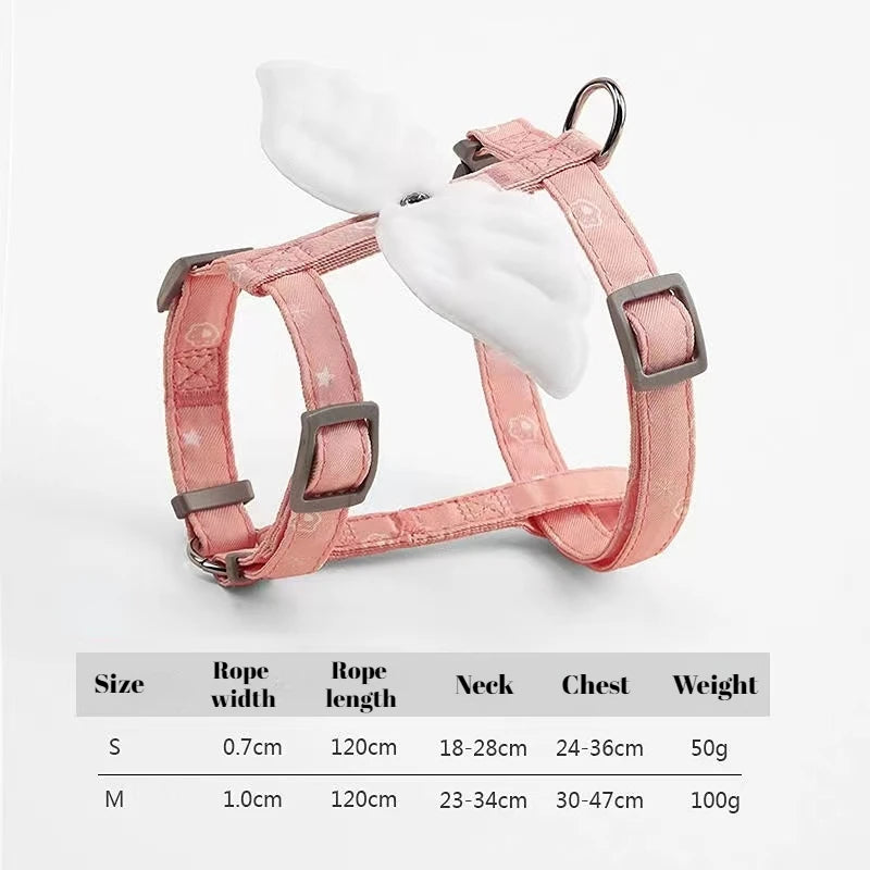 Angel Wing Cat Harness & Leash Set