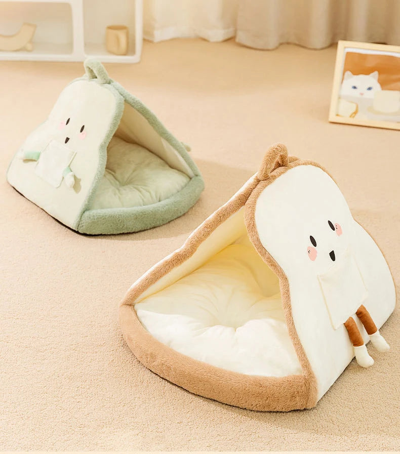 Non Slip Cozy Toast Bed