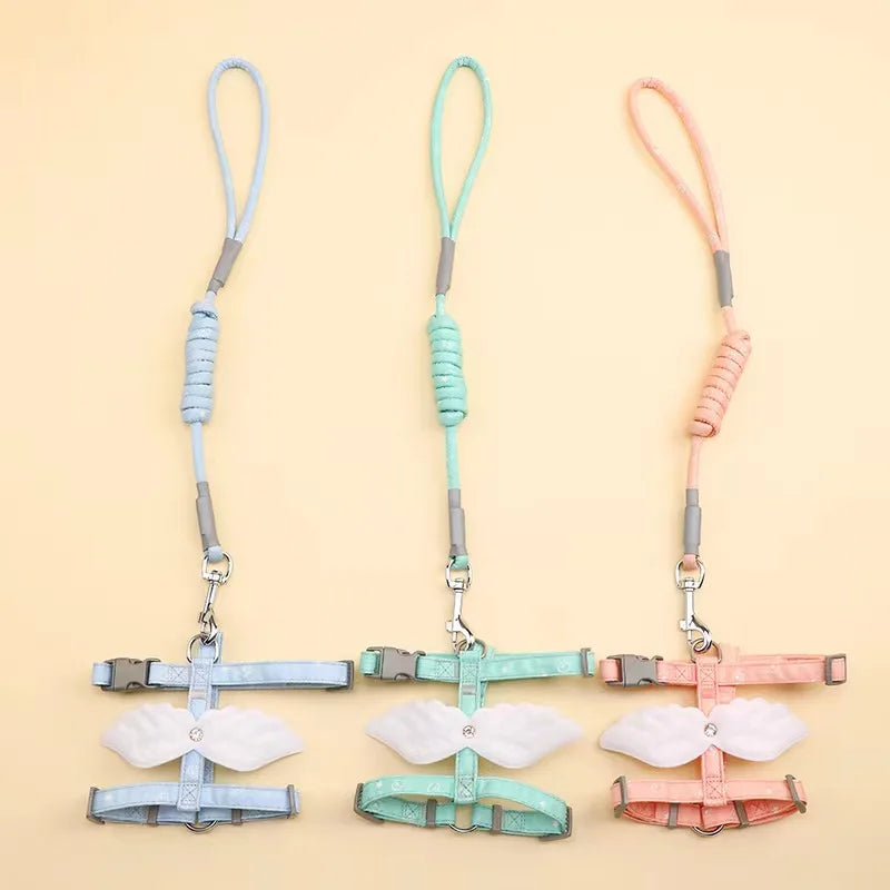 Angel Wing Cat Harness & Leash Set