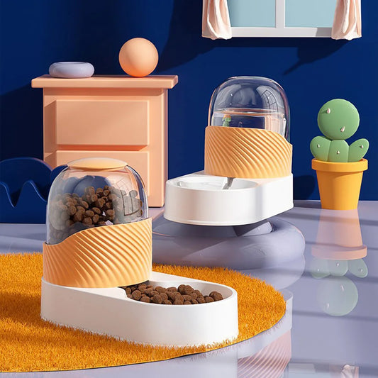 Pastel Automatic Pet Feeder & Water Dispenser