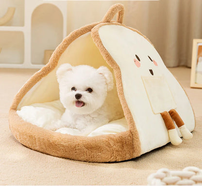 Non Slip Cozy Toast Bed